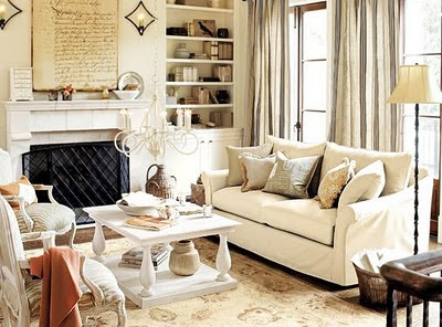 Ballard Designs Comfortable Living Room
