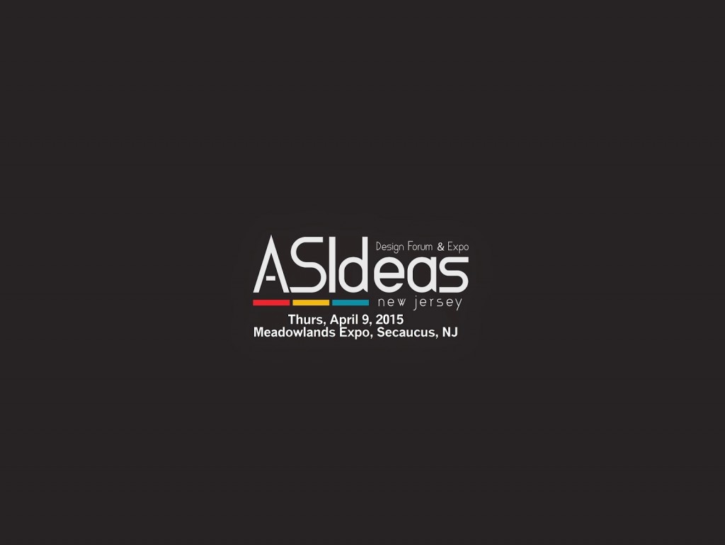 Asideas logo on Black Band w date n address