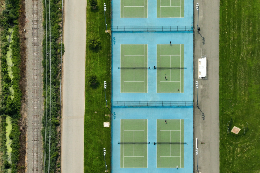 CSM Tennis Courts - CSM Art & Frame